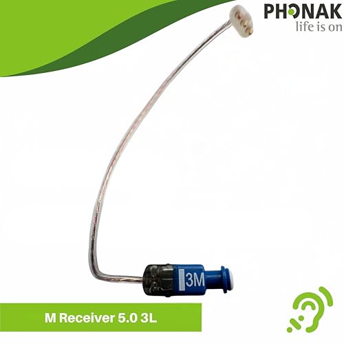 Phonak 5.0 Medium (M) Receiver – Level 3 Left Ear (L) – (054-1216) – 3 Pin – Original Receiver Compatible with Marvel, Paradise & Lumity 054-1216