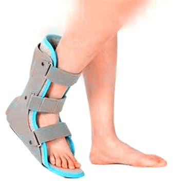 Ankle Foot Orthosis Brace, Walking Boot, Adjustable Support with Straps, Protective Medical Recovery Boot (L, Right) L