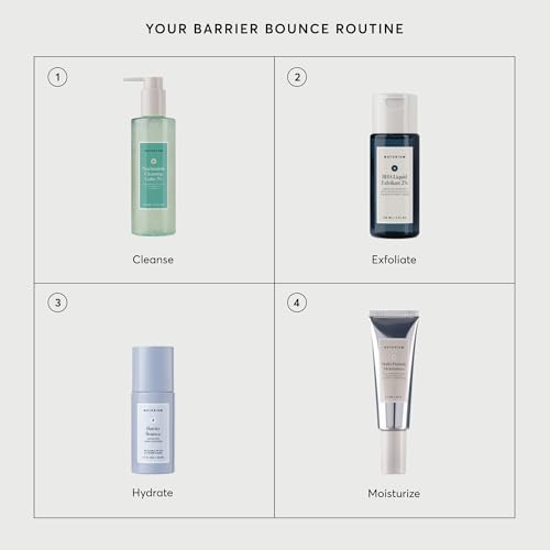 Naturium Barrier Bounce Serum, Plumps & Hydrates Face, Neck & Chest, Hydration Booster & Skin Care with Squalene & Ceramide Complex, 1.7 fl oz 1.7 Fl Oz (Pack of 1)