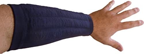Weighted Compression Sleeve (5 Size Options) Tremor Control, Strength/Movement Assistance, PT & OT (USE SIZE CHART & VIDEO TO FIND THE CORRECT SIZE) Arm Weight MED