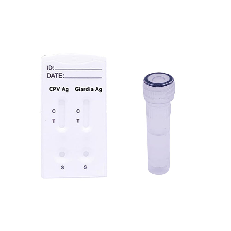 Parvovirus and Giardia Lamblia Rapid Test for Dogs | 2 CPV & Giardia Lamblia Analysis Kits on Stool or Vomit Sample | Fast Result in 5-10 Minutes | High Sensitivity Pet Test