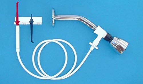 SHOWER FLOSS Water Dental Flosser - Convenient for Teeth, Attaches to Your Shower Head - Easy Installation, Adjustable Temperature & Pressure - Dentist Recommended