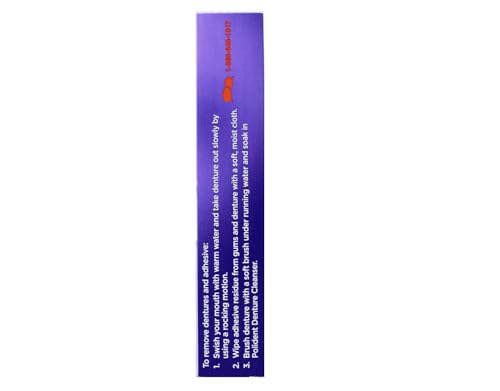 Super Poligrip Comfort Seal Denture and Partials Adhesive Strips, 40 Count (Pack of 4)