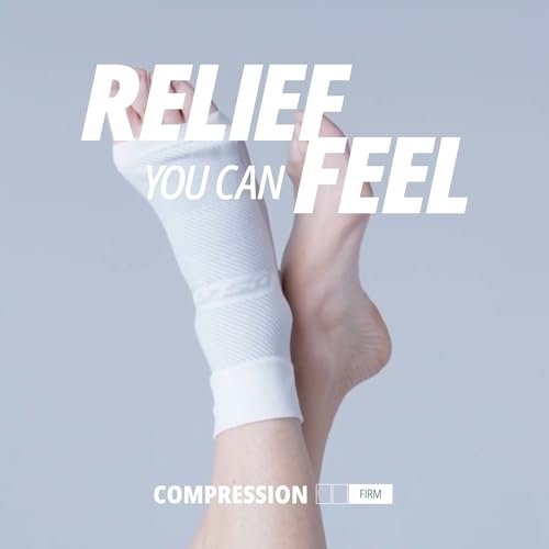 OS1st DS6 Decompression Sleeve – Single Sleeve for Resting Therapy – Moderate to Severe Plantar Fasciitis Relief, Achilles Tendonitis, Heel Pain & Foot Drop Support – Comfortable Night Splint Sock for Men & Women Small