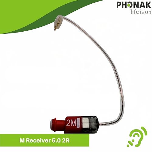 Phonak 5.0 Receiver – M Size – Level 2 – Right Ear (R) – (054-1215) – 3 Pin – Compatible with Lumity, Paradise, Marvel RIC Hearing Aids – Original Phonak Replacement 054-1215