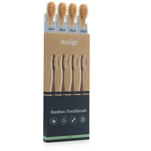 Nudge Nano Hydroxyapatite Toothpaste Orange Mint + Watermelon Mint + 4 Nudge Bamboo Toothbrushes