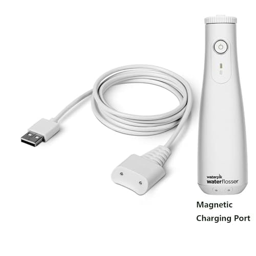 for Waterpik WF-10 Charger Magnetic USB-A Charging Cable Compatible with Waterpik Cordless Select Water Flosser WF-10 Series Model WF-10W020 & WF-10W040