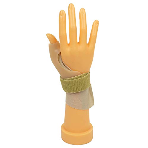 Rolyan Rigid Thumb Spica Splint, Right, Small, Thumb Immobilizer with Wrist Strap, Thumb Splint Immobilizes CMC and MCP of Thumb, Polypropylene Brace for Thumb Muscle and Joint Support