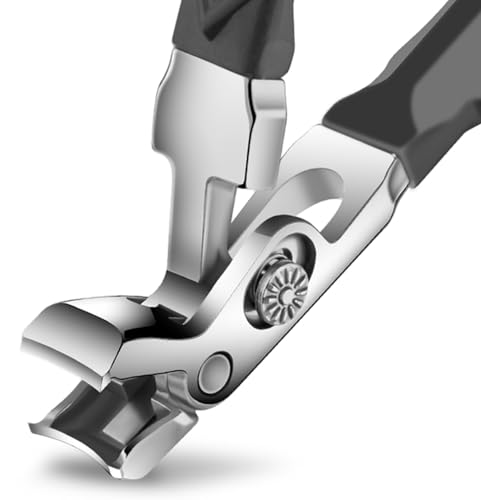 Toenail Clippers for Seniors – Non-Slip Long Handle, Curved Head & Ergonomic Design, Ideal for Arthritic Hands, Thick Nails, Men & Women, 18-Month Replacement Warranty