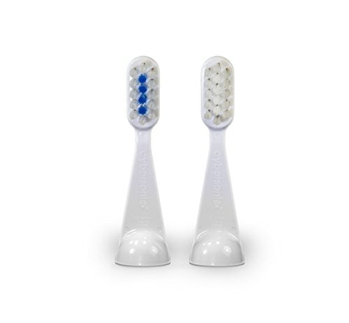 Cybersonic Traditional Replacement Brush Heads, 8 Pack, Compatible With All Cybersonic Electric Toothbrushes 1 Count (Pack of 8)