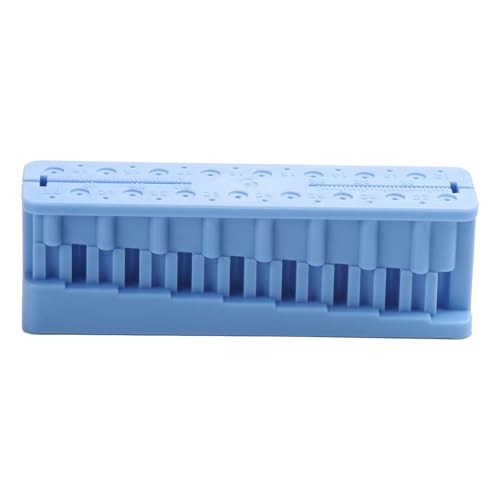 Dental Endodontic Measuring Tools Ruler Endo Files Block Blue