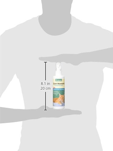 NaturVet Quiet Moments Herbal Calming Spray, 8 Ounce- Feline 8 Oz Spray