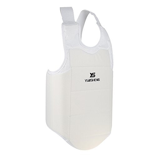 VGEBY1 Taekwondo Chest Guard, Unisex Adult Child Taekwondo Karate Chest Guard Vest Boxing Karate Breast Protector Accessory(M)