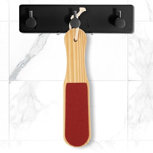 Foot rasp Foot File and Callus Remover. Best Foot Care Pedicure Surface Tool to Remove Hard Skin. Can be Used on Both Wet and Dry feet,Wood Foot File