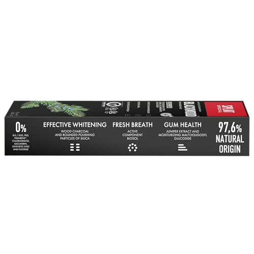 SPLAT Blackwood Charcoal Toothpaste, Fluoride-Free, 2.5 fl oz