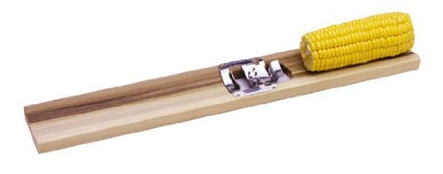 Norpro Wood Corn Cutter and Creamer, One Size, As Shown - BeesActive Australia