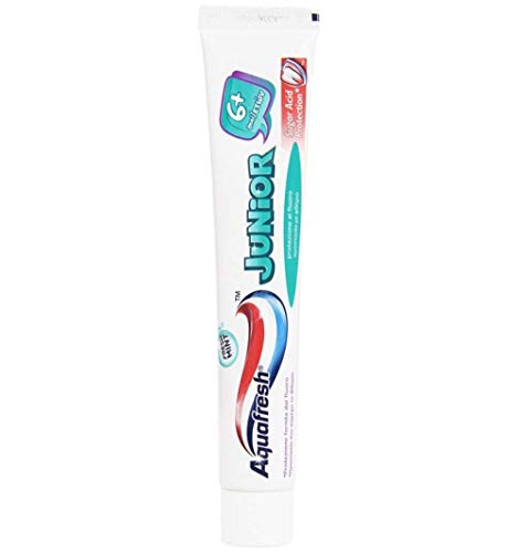 Aquafresh Toothpaste Junior After 6 Years 75ml / 2.54fl.oz, Pack of 4