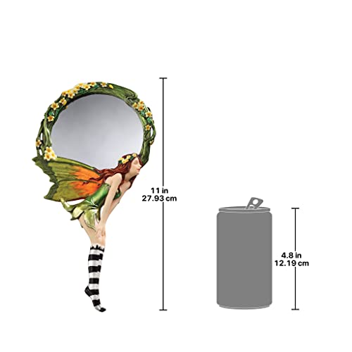 Design Toscano QS329053 Lochloy House Fairy Hand Mirror,Full Color