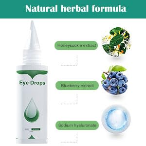 Dog Eye Drops 60ml, Eye Drops for Dogs and Cats, Daily Dog Eye Cleaner for Effective Tear Stain Remover, Relieve Pet Eye Fatigue