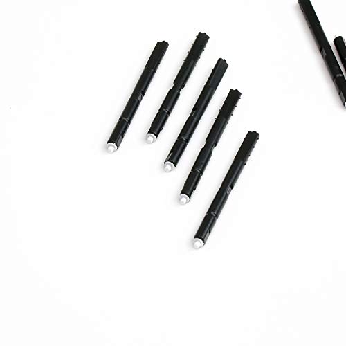 Hearing aid Wax Guard Filter Ear Wax Cleaning Tool for phonak, widex and Resound Wax Traps Hear Clear Cleaning kit Accessory (80 Filters) (Black 10 Pack)