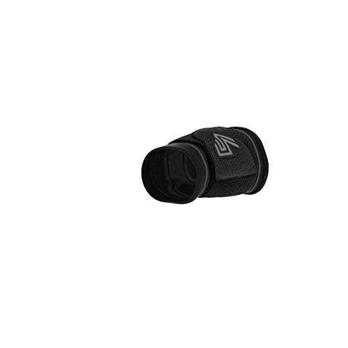 Shock Doctor Compression Knit Wrist Sleeve with Strap, X-Large, Black/Grey