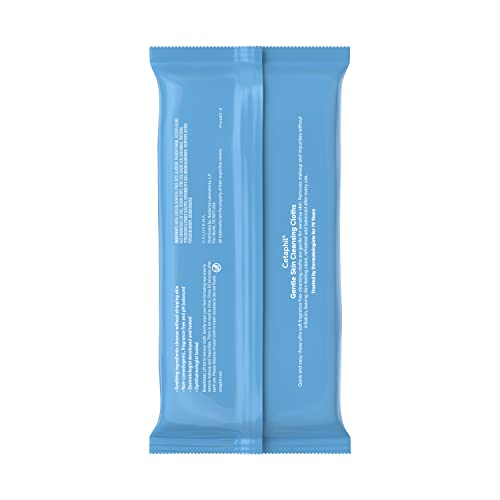 Cetaphil Cleansing Face & Body Wipes, Fragrance Free, 25ct, 3-Pack