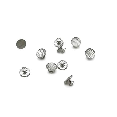 100Pcs Sino Dental Orthodontic Braces Lingual Buttons Bondable Round Mesh Base,10pcs/Pack