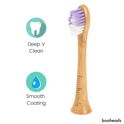 Booheads Fluoride Free Hydroxyapatite Toothpaste and Compatible Sonicare Deep Clean Heads Bundle