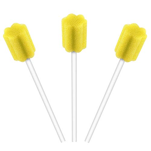 250 Count Unflavored Disposable Oral Swabs 5color-250pcs