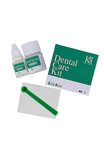 Plasdent Zinc Oxide-Eugenol Dental Cement Kit for Crowns & Bridges Filling