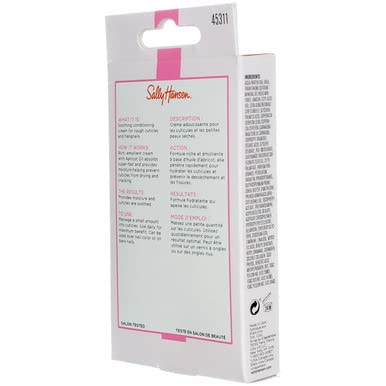 Sally Hansen Cuticle Massage Cream 0.4 Ounce (12ml) (3 Pack) Apricot 0.04 Ounce (Pack of 3)