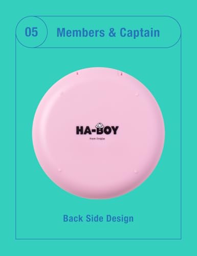 [Japan Brand] Clear Aligner and Retainer Case by HA-BOY | Slim and Lightweight | Secure Magnetic Closure (05.Members & Captain) 05.Members & Captain Mouthpiece Case