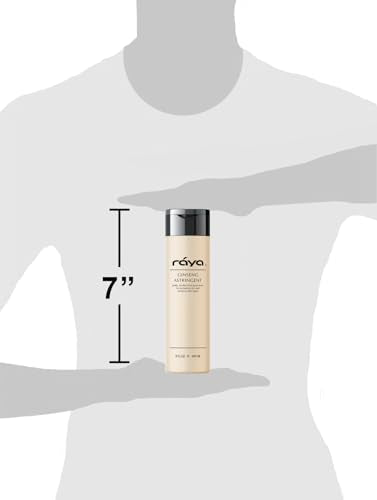 RAYA Ginseng Astringent with AHA 8 oz (G-205) | Gentle Glycolic Facial Toner for Dry and Sensitive Skin | Helps Tighten Pores, Smooth Complexion, and Reduce Fine Lines | Made with Alpha Hydroxy Acids 8 Fl Oz (Pack of 1)