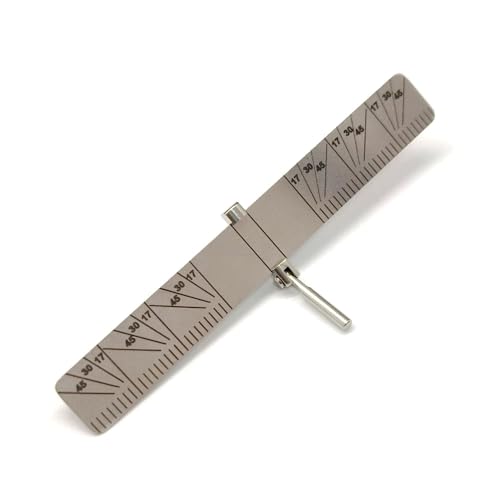 1 Set Dental Positioning Angle Ruler Gauge with Angle 17°/30°/45° Dental Implant Locating Guide Surgical Planting Locator