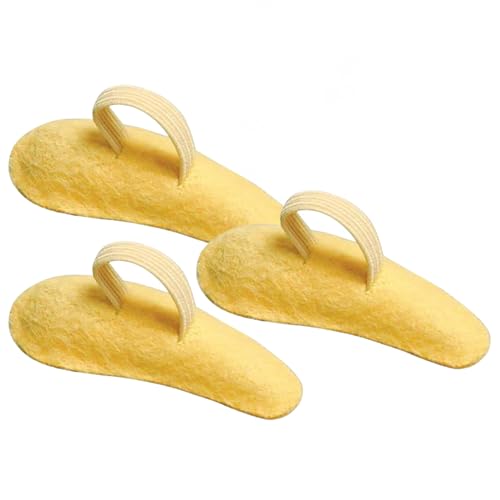 Pedifix Hammer Toe Crests Buttress Pads, Left, Small, Felt – 3-Pack for Toe Alignment and Pressure Relief (Part # 8154B-SL)