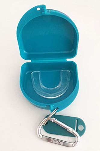 Field Hockey (Aqua) Mouthguard case Mouth Guard Case Retainer Case - Field Hockey Chick Aqua