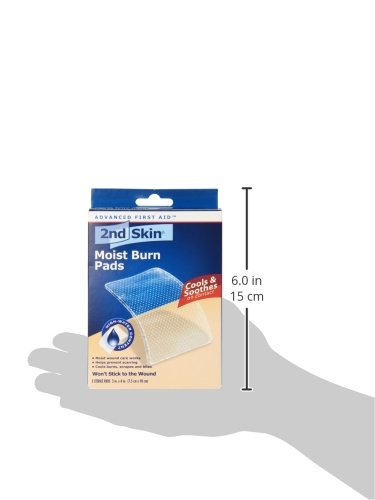 Spenco 2nd Skin Moist Burn Pads, Large (3 x 4 Inches), 3-Count Large 3-Count