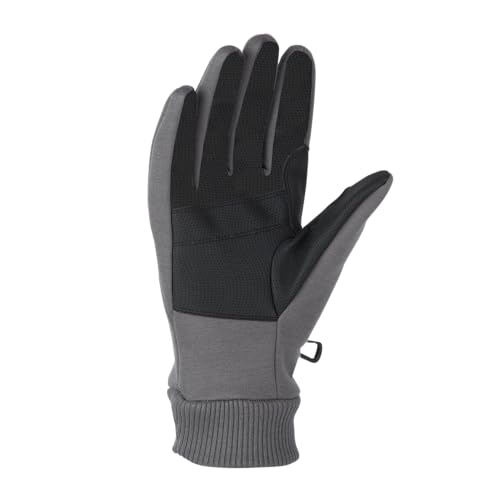 Carhartt Men's Wind Fighter Thermal-Lined Fleece Touch-Sensitive Knit Cuff Glove Medium Gray