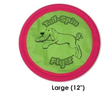 Booda Tail-Spin Flyer 10" Diameter Floppy Dog Frisbee (Pack of 2) - BeesActive Australia