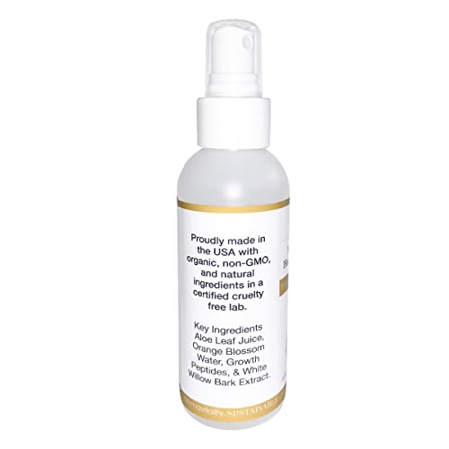 Soothing Scalp Hair Growth Spray. Soothes Dry Itchy Scalp. Hair Loss Treatments for Women and Men, Chemo Patients - 4 Ounces