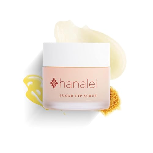 Hanalei Sugar Lip Scrub and Lip Treatment (Rose Tint) Bundle, Made with Raw Cane Sugar and Real Hawaiian Kukui Nut Oil (Cruelty free, Paraben free)
