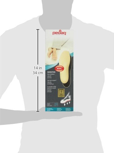 pedag Sensitive, German Made Insoles Specifically for Diabetic Neuropathy and Arthritic Feet Relief, Extra Soft and Lightweight, US Women12 / US Men9 / EU 42 US W12 / US M9 / EU 42 - BeesActive Australia