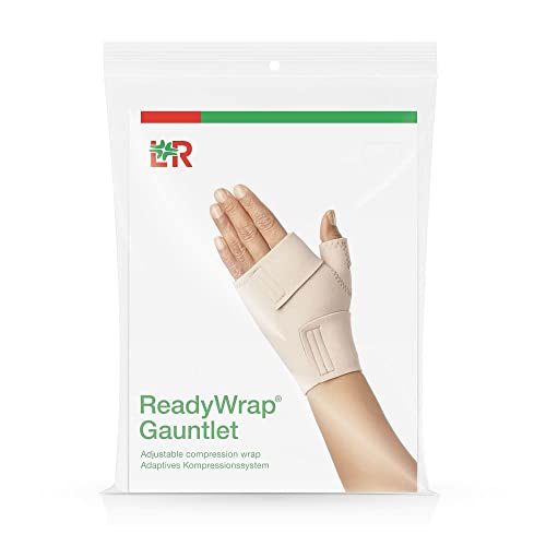 ReadyWrap Beige Gauntlet Medium Left Compression Wrap