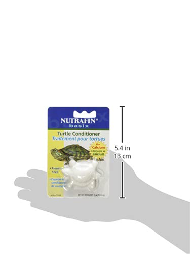 Nutrafin Basix Turtle Conditioner, for turtles, strengthens the shell of turtles, prevents the acidification of the water through feces, 15g 15 g (pack of 1) - BeesActive Australia