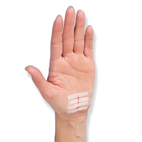 Nexcare Steri-Strip Wound Closure Strips, 3 Pack (54 Count), 1/2 in x 4 in (12 mm x 100 mm), Breathable Hypoallergenic Skin Closures, Latex-Free, First Aid Wound Support After Sutures or Staples