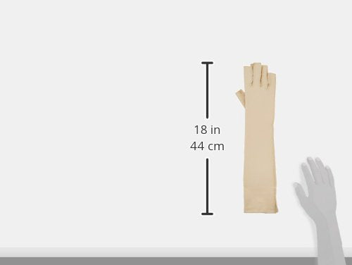 Rolyan Forearm Compression Glove, Open Finger Edema Sleeve, L, Right Large Right Arm - Open Finger