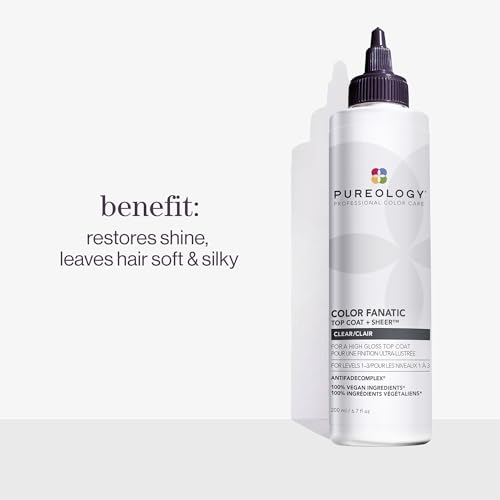 Pureology Color Fanatic Top Coat – Sheer Clear Toner, 6.7 fl oz