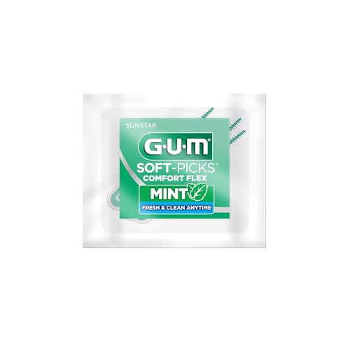 GUM Soft-Picks Comfort Flex Mint Interdental Picks, #670 (Pack of 72)