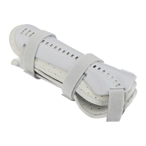 Holiberty Forearm Brace Wrist Support Splint Wrist Guard Removable Splints Breathable Hand Splint for Fracture,Carpal Pain,Sprain,Sports Injuries Left hand, Grey