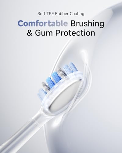 Laifen Pro Series Brush Heads, 6 Pack, Deep Clean, Medium Pro Plaque Removal